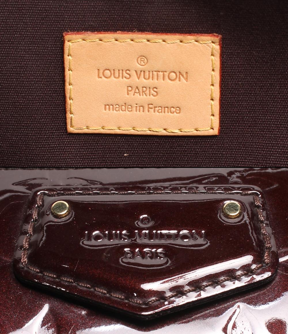 ルイ・ヴィトン ボストンバッグ ゴールド金具 モンタナ アマラント モノグラム ヴェルニ M90057 LOUIS VUITTON