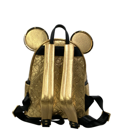 美品 Loungefly Disney リュック WDW 50周年記念 牛革 レディース ラウンジフライ ディズニー