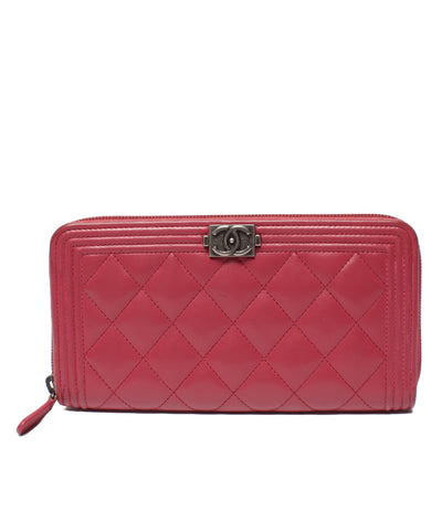 CHANEL ラウンドファスナー長財布 26番台 ボーイシャネル レディース シャネル