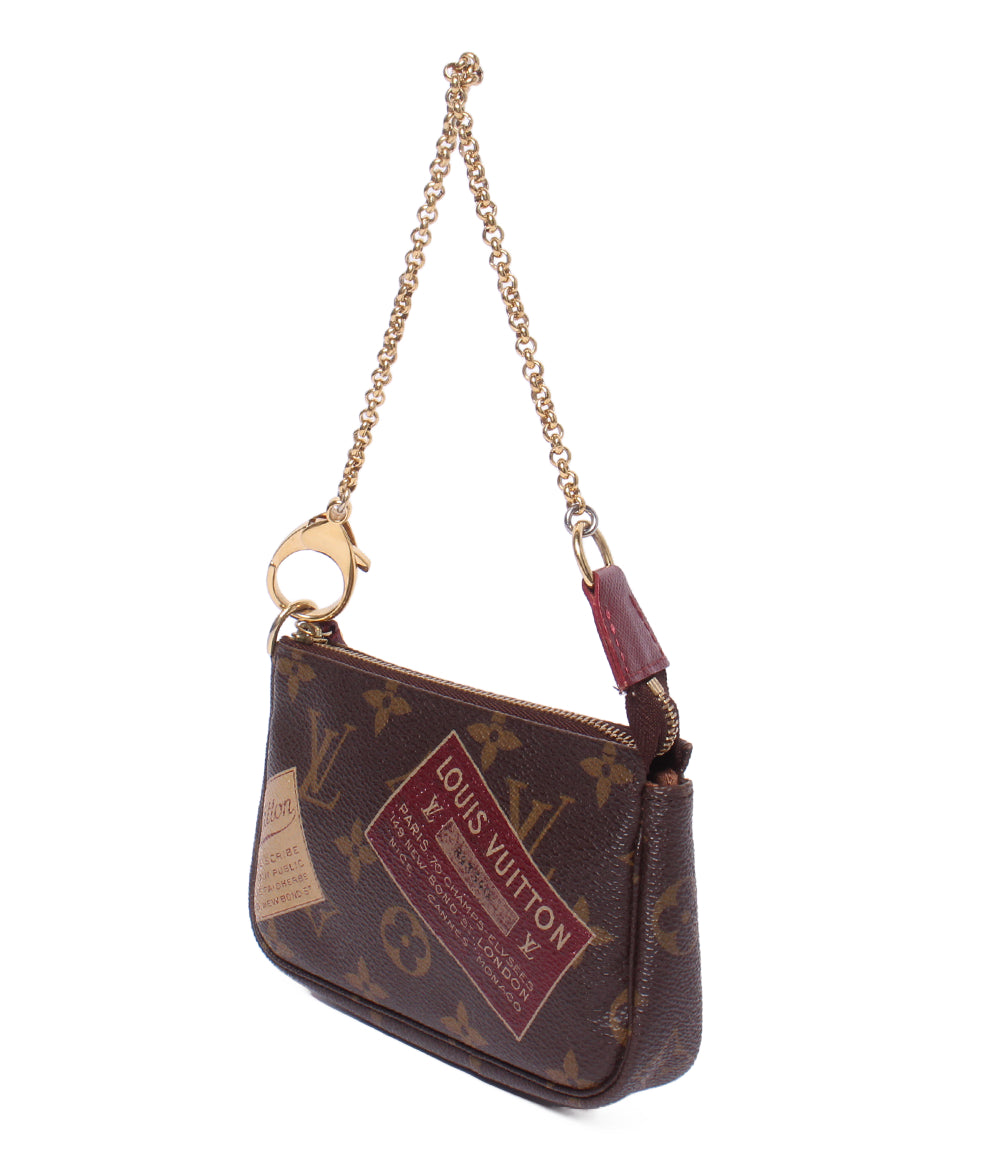 LOUIS VUITTON アクセサリーポーチ ミニ ポシェット アクセソワール モノグラム ラベルコレクション M63798 レディース ルイ・ヴィトン