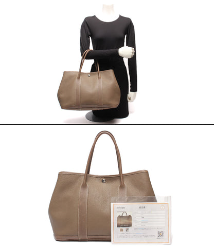HERMES トートバッグ □K刻印 シルバー金具 ガーデンパーティPM レディース エルメス