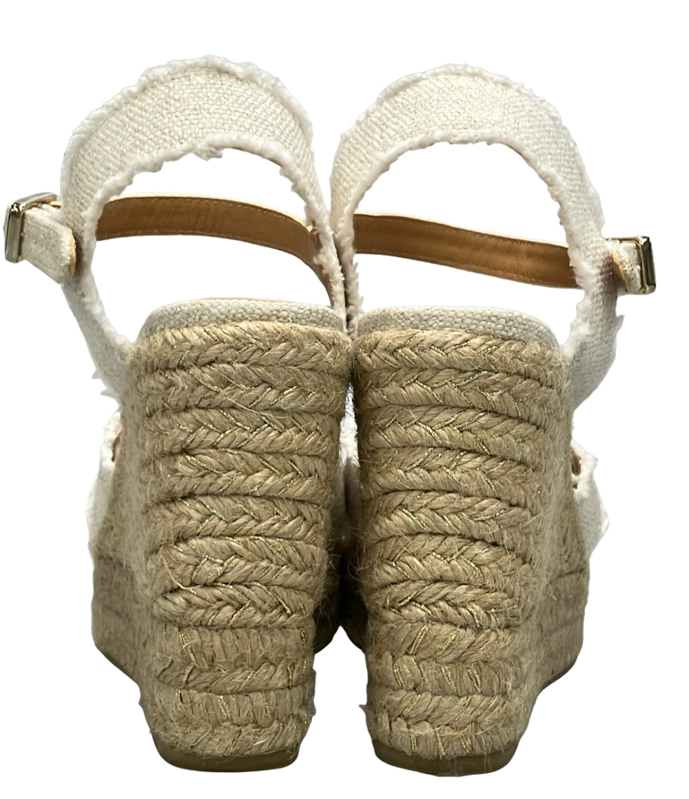Castaner ウェッジソールアンクルストラップサンダル レディース SIZE 35 カスタニエール
