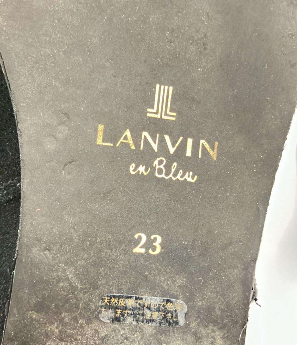 LANVIN en Bleu インヒールロングブーツ スエード レディース SIZE 23.0 (M) ランバンオンブルー