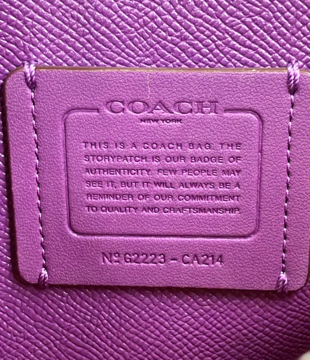 COACH ショルダーバッグ バケットバッグ 2WAY 肩掛け 斜め掛け レザー CA214 レディース コーチ