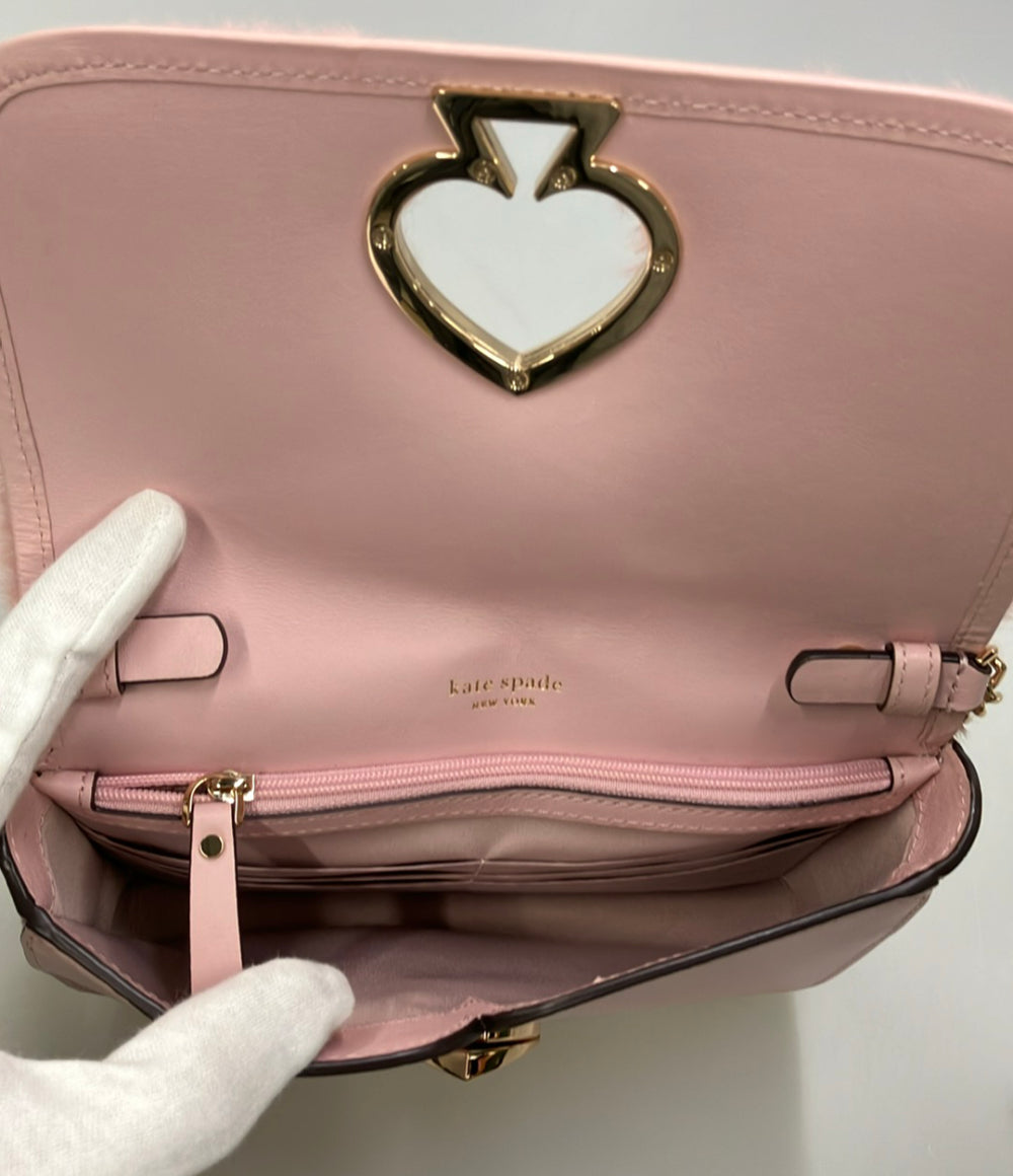 Kate Spade ショルダーバッグ 斜め掛け ファー チェーン レディース ケイトスペード
