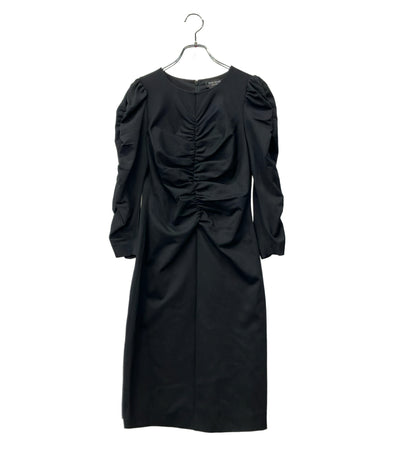 美品 Kate Spade 長袖ワンピース リューシェポンテドレス KF798 レディース SIZE 2 (L) ケイトスペード