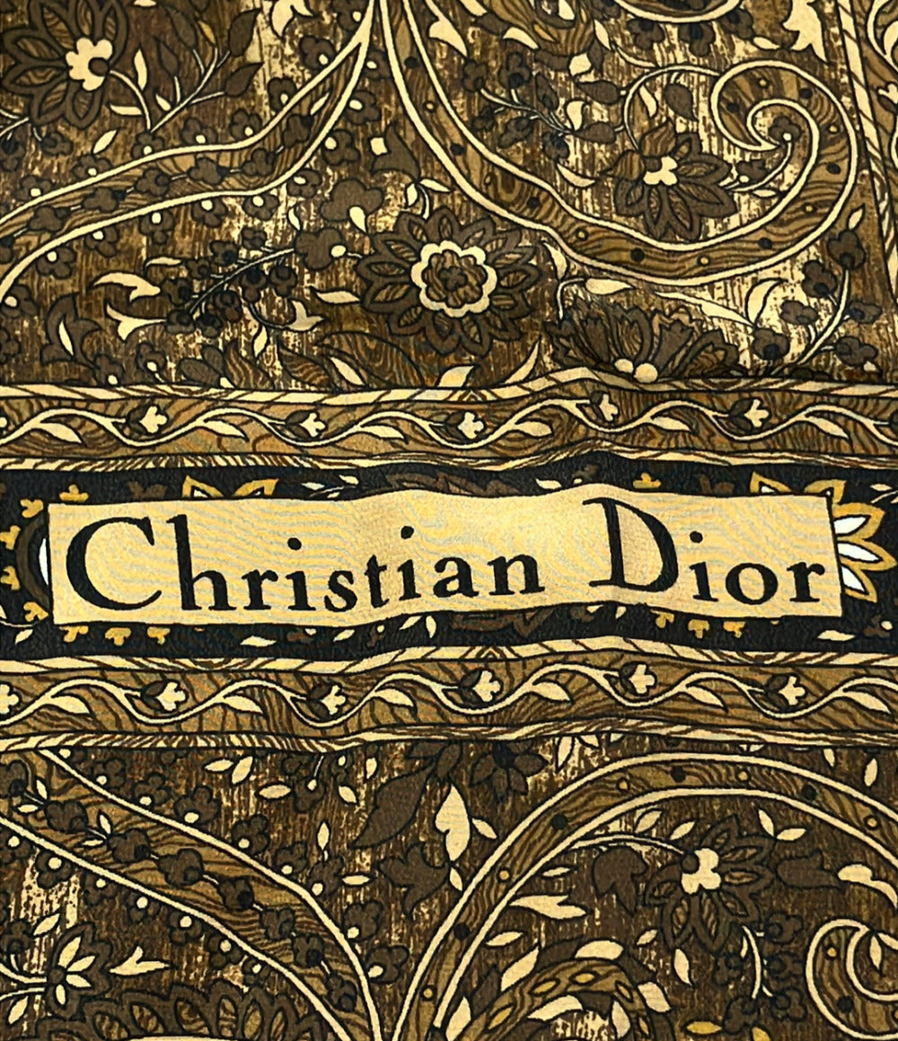 美品 Christian Dior ストール 大判 シルク 100% レディース クリスチャンディオール