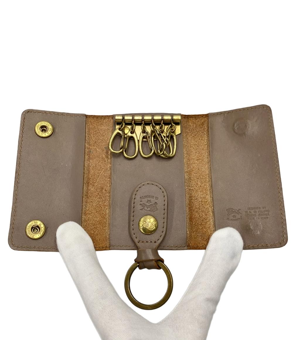 IL BISONTE 6連キーケース キーリング付き レディース メンズ イルビゾンテ