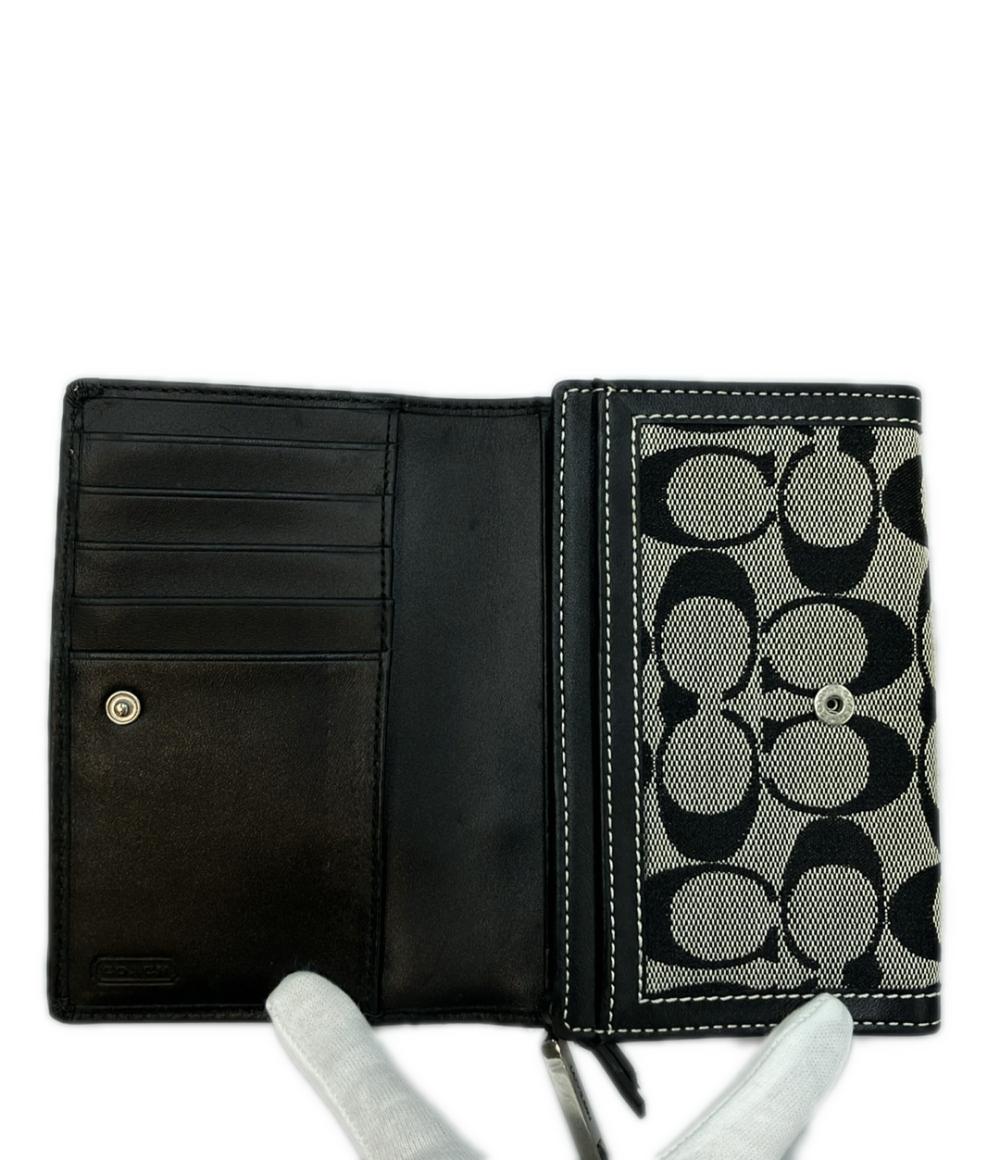 COACH 二つ折り財布 シグネチャー レディース コーチ