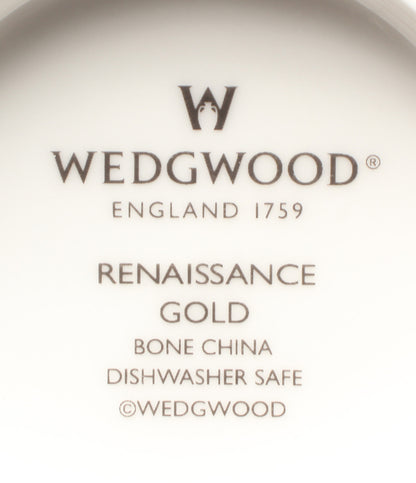 美品 WEDGWOOD マグカップ 2点セット ペア ルネッサンス ゴールド ウェッジウッド