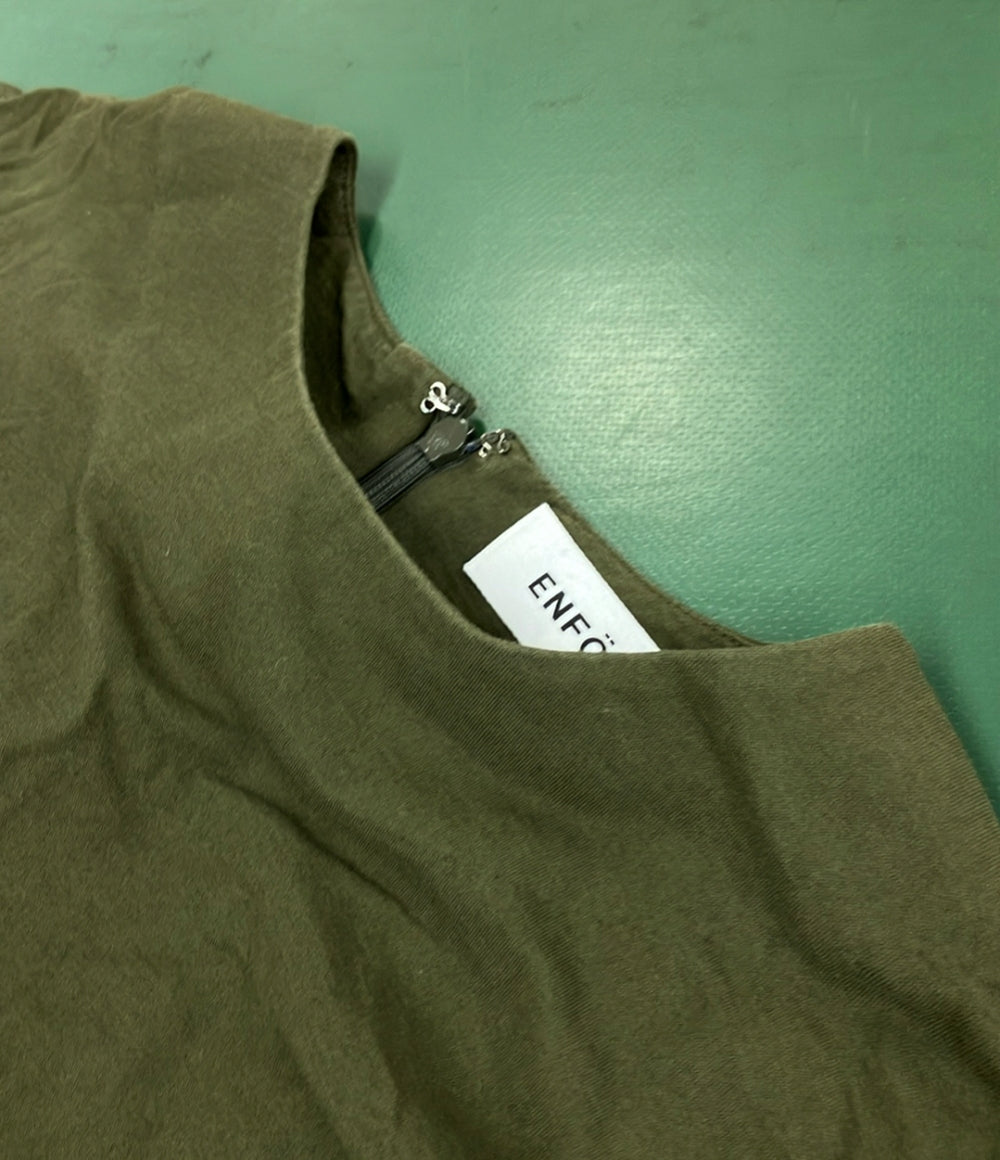 エンフォルド ドロップショルダー長袖フレアロングワンピース レディース SIZE 36 (XS) ENFOLD
