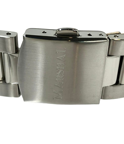 美品 MARSHAL 腕時計 クオーツ MRZ010-MS メンズ マーシャル