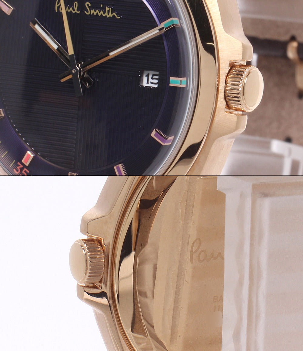 Paul Smith 腕時計 クローズド アイズ クオーツ ブルー BV1-224-70 メンズ ポール・スミス