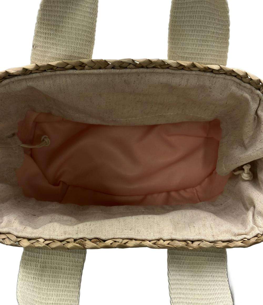 美品 ニコアンド かごバッグハンドバッグ レディース niko and...