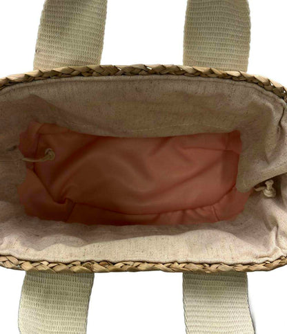 美品 ニコアンド かごバッグハンドバッグ レディース niko and...