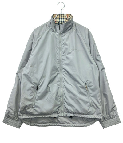 BURBERRY LONDON ブルゾン ノバチェック ナイロン グレー インポート メンズ SIZE L バーバリーロンドン