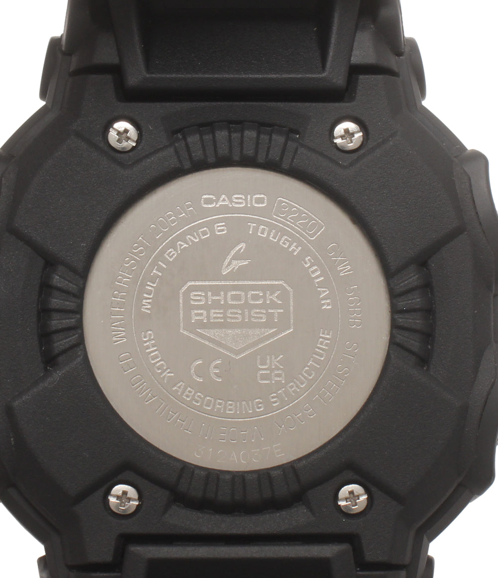 美品 CASIO 腕時計 電波ソーラー G-SHOCK ソーラー GXW-56BB メンズ カシオ