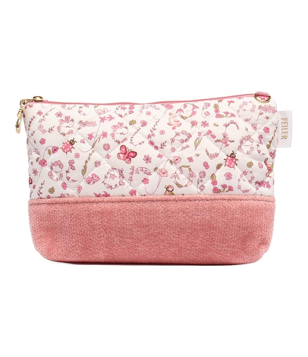 美品 フェイラー ポーチ リバティコラボ ハイジ フェイラー ガーデン レディース FEILER