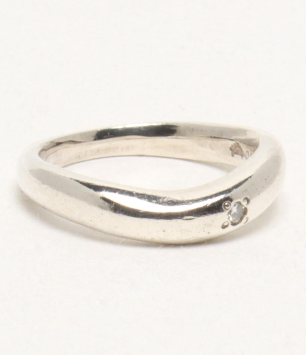 TAKE-UP リング 指輪 SV ダイヤ 0.025ct レディース SIZE 8号 テイクアップ