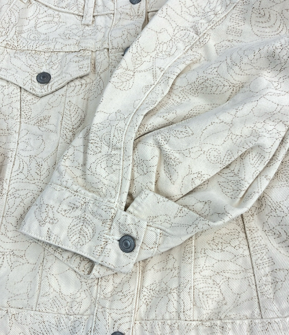 美品 LEVI’S GANNI オフショルダーデニムジャケット PC9-87493-0000 レディース SIZE M リーバイス ガニー