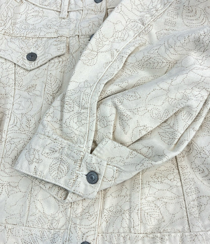 美品 LEVI’S GANNI オフショルダーデニムジャケット PC9-87493-0000 レディース SIZE M リーバイス ガニー