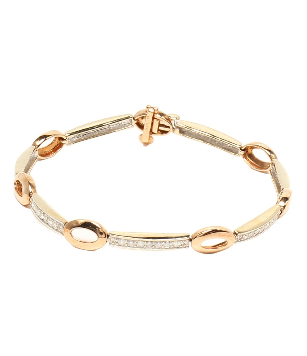 美品 ブレスレット K18 ダイヤ 1.00ct レディース