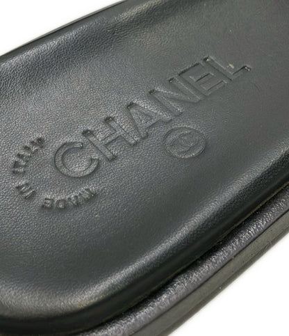 CHANEL エナメルフラットサンダル G32808 レディース SIZE 39 シャネル
