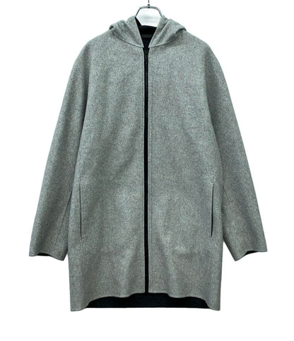 美品 セオリー フード付きロングコート メンズ SIZE L theory
