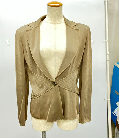訳あり GIORGIO ARMANI テーラードジャケット BORGO21 レディース SIZE 46 (L) ジョルジオアルマーニ