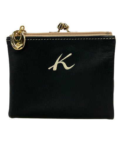 Kitamura2 二つ折り財布 がま口 牛革 レディース キタムラ2