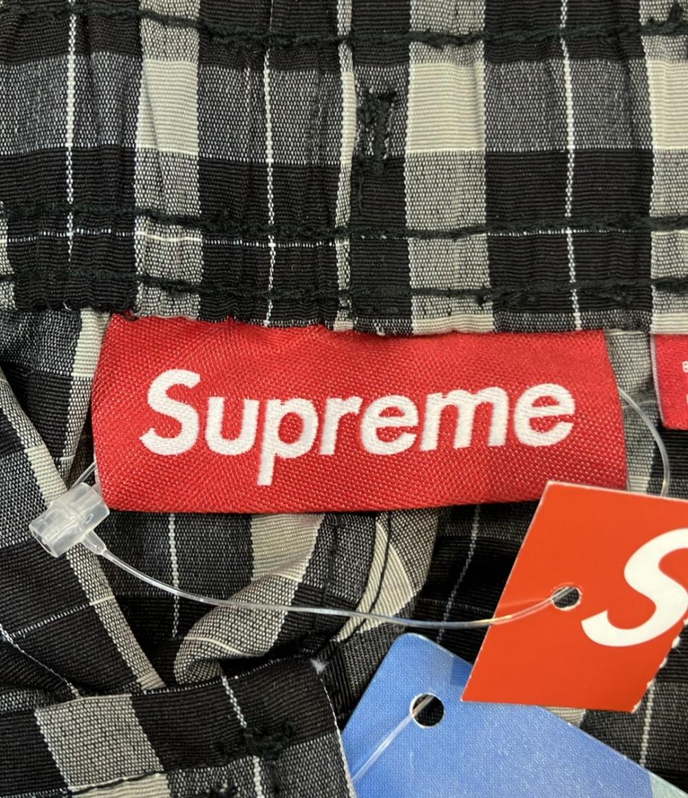 Supreme イージーパンツ ロング 25AW Plaid Warm Up Pant ストリート チェック柄 メンズ SIZE M シュプリーム