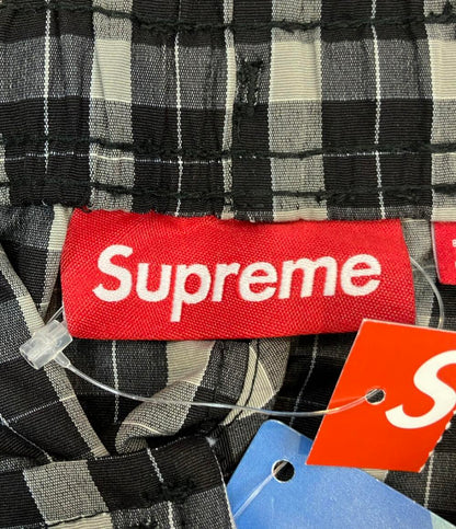 Supreme イージーパンツ ロング 25AW Plaid Warm Up Pant ストリート チェック柄 メンズ SIZE M シュプリーム