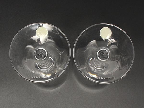 TIFFANY&Co. ワイングラス 2点セット ペア スウィング ティファニー