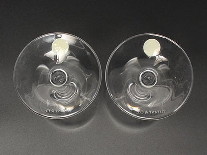 TIFFANY&Co. ワイングラス 2点セット ペア スウィング ティファニー