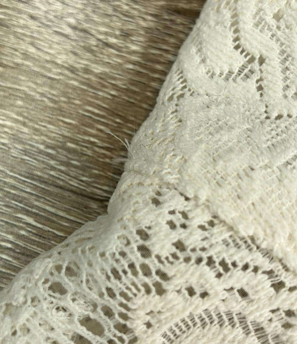 foufou 長袖ブラウス front tuck lace blouse レディース フーフー ザドレス