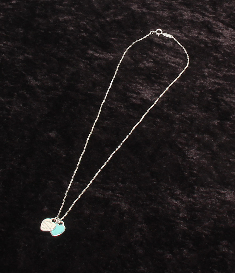 Tiffany & Co. ネックレス SV925 リターントゥティファニー ミニダブルハート レディース ティファニー