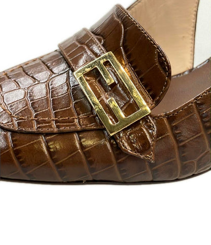 フェンディ サンダル パンプス クロコダイル柄 レディース SIZE 37 (L) FENDI