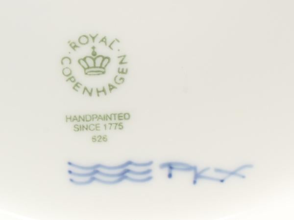 美品 Royal Copenhagen プレート 大皿 26cm ブルーパルメッテ ロイヤルコペンハーゲン