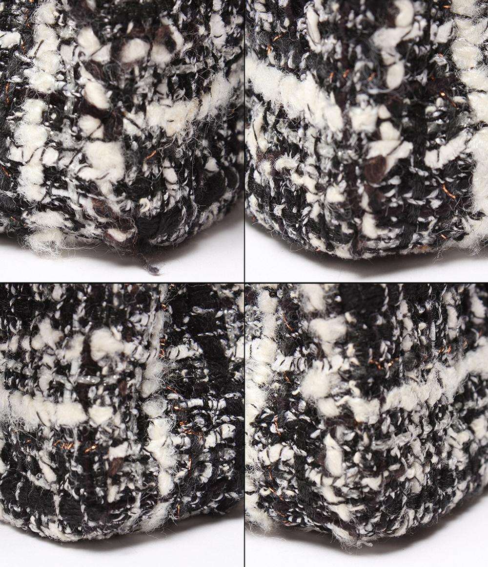 シャネル ショルダーバッグ ハンドバッグ 肩掛け ツイード ダブルチェーン ダブルフラップ シルバー金具 マトラッセ25 レディース CHANEL