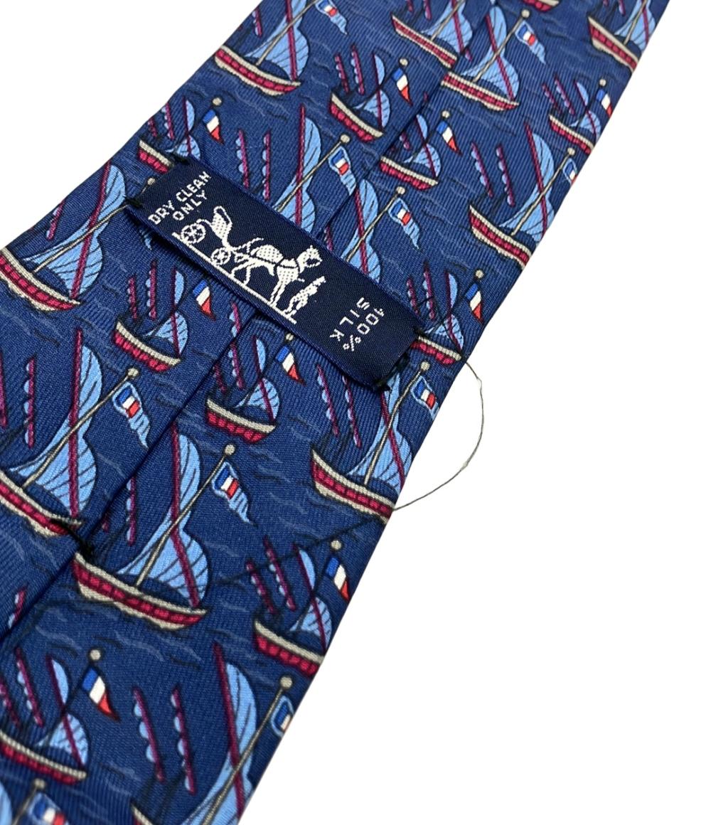 HERMES ネクタイ シルク 100% 7165 FA メンズ エルメス