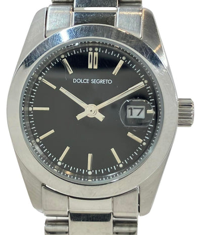 ドルチェ・セグレート 腕時計 クオーツ ブラック AA100 レディース DOLCE SEGRETO