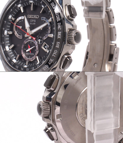 SEIKO 腕時計 アストロン ASTRON GPSソーラー ブラック 8X53-0AB0 メンズ セイコー