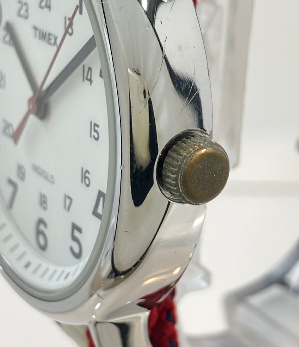 TIMEX 腕時計 INDIGLO クオーツ ホワイト メンズ タイメックス