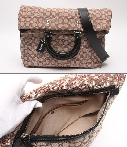 COACH 2WAYトートバッグ ショルダーバッグ 斜め掛け シグネチャー レディース メンズ コーチ