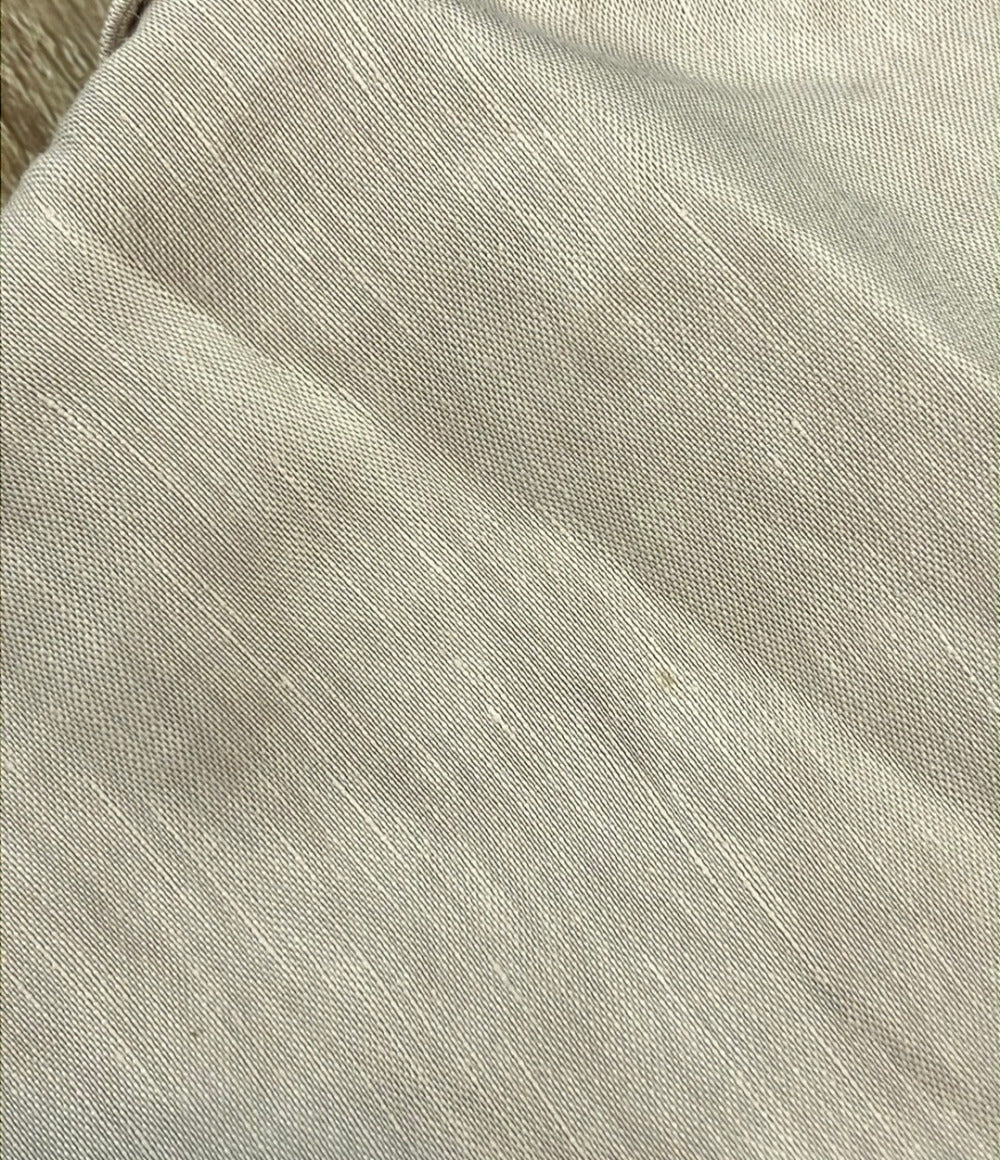 Graphpaper 長袖シャツ リネン フロントボタン  25SS Oversized Regular Collar Shirt - BEIGE GU251-50256 メンズ SIZE 1 (S) グラフペーパー