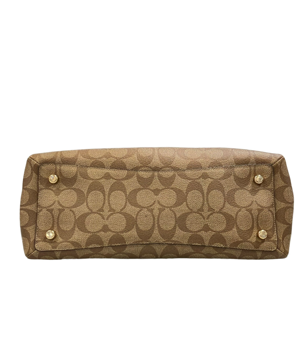 COACH ハンドバッグ セージ キャリーオール シグネチャー F29683 レディース コーチ