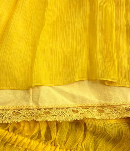 美品 GUCCI ラウンドカラーシフォンワンピース 728125 レディース SIZE 40 (S) グッチ