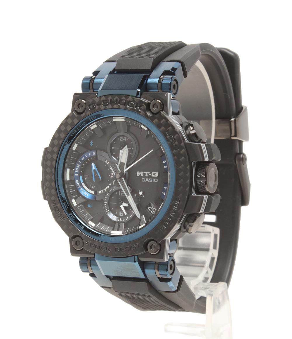 美品 カシオ 腕時計 G-SHOCK ソーラー ブラック MTG-B1000BD-1AJF メンズ CASIO