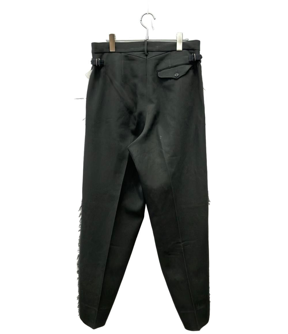 Yohji Yamamoto POUR HOMME サイドベルト シャーリング タックパンツ