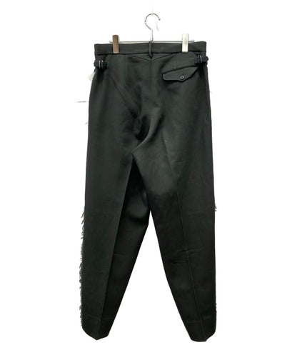 Yohji Yamamoto POUR HOMME サイドベルト シャーリング タックパンツ メンズ SIZE S ヨウジヤマモトプールオム